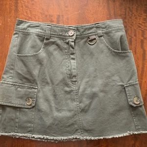 Army Green Skirt